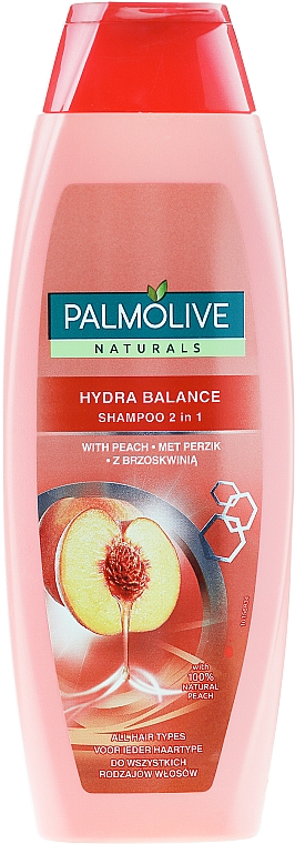 Shampoo & Duschgel 2in1 "Pfirsich" - Palmolive Naturals 2in1Hydra Balance Shampoo — Bild N5