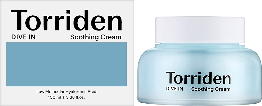 Beruhigende Gesichtscreme mit Hyaluronsäure - Torriden Dive-In Soothing Cream  — Bild N3