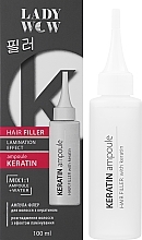 Ampullenfüller für Haare mit Keratin - Lady Wow Hair Filler Keratin Ampoule — Bild N3