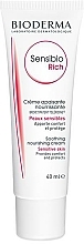 Nährende Gesichtscreme für empfindliche und trockene Haut - Bioderma Bioderma Sensibio Rich Soothing Cream — Bild N2