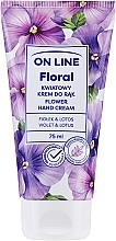 Düfte, Parfümerie und Kosmetik Handcreme Veilchen und Lotus - On Line Floral Flower Violet & Lotus Hand Cream