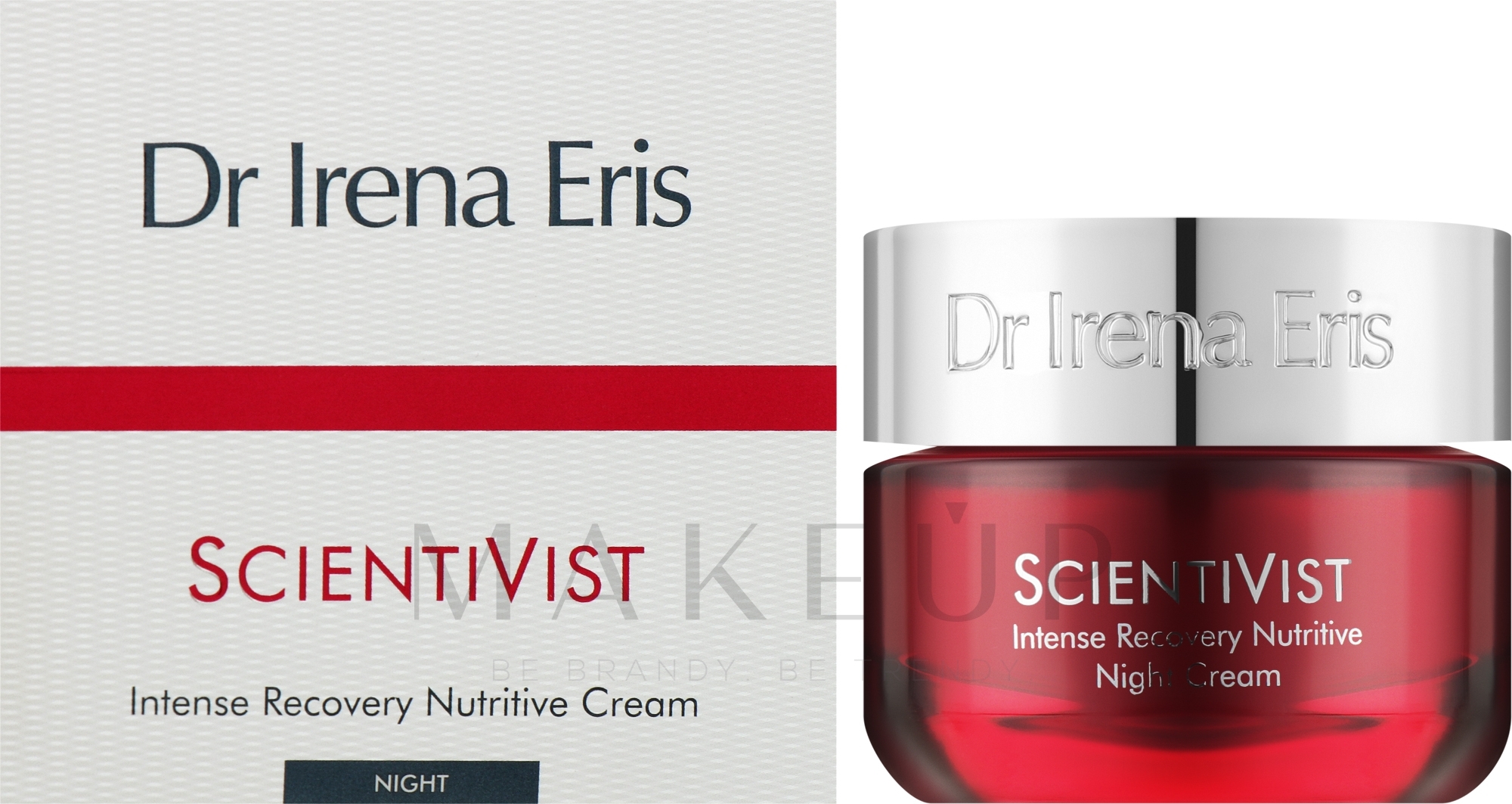 Nährende Nachtcreme mit Avocadoöl für das Gesicht - Dr. Irena Eris ScientiVist Intense Recovery Nutritive Night Cream — Bild 50 ml