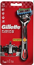 Düfte, Parfümerie und Kosmetik Rasierer mit 1 Ersatzklinge rot - Gillette Fusion ProGlide Power