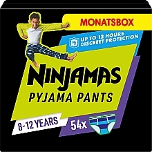 Düfte, Parfümerie und Kosmetik Windelhöschen Ninjamas Pyjama Boy Pants 8-12 Jahre (27-43 kg) 54 St. - Pampers