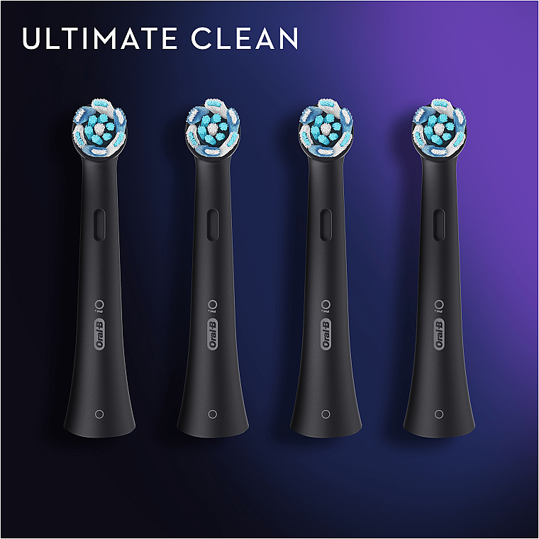 Austauschbare Zahnbürstenköpfe für elektrische Zahnbürste schwarz 4 St. - Oral-B iO Ultimate Clean — Bild N10