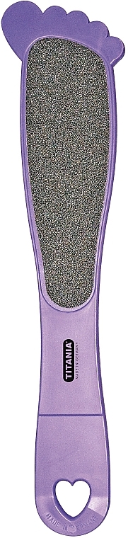 Doppelseitige Pediküre-Reibe lila - Titania