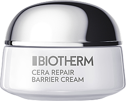 GESCHENK! Stärkende, regenerierende und beruhigende Gesichtscreme mit Ceramiden gegen Reizungen - Biotherm Cera Repair Barrier Cream (Mini) — Bild N1