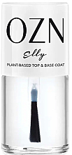 Düfte, Parfümerie und Kosmetik Über- und Unterlack für die Nägel - OZN Elly Plant-Based Top & Base Coat