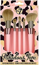 Düfte, Parfümerie und Kosmetik Make-up-Pinsel-Set - W7 Fabulous Five (Make-up Pinsel 5 St.)