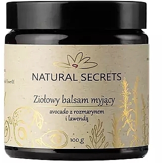 Cremiger Kräuter-Make-up-Entferner-Balsam - Natural Secrets Herbal Cleansing Balm — Bild N1