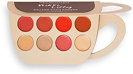 Düfte, Parfümerie und Kosmetik Palette für Gesicht und Lippen - Makeup Revolution X Nikki Lilly Coffee Cup Cream Face & Lip Palette