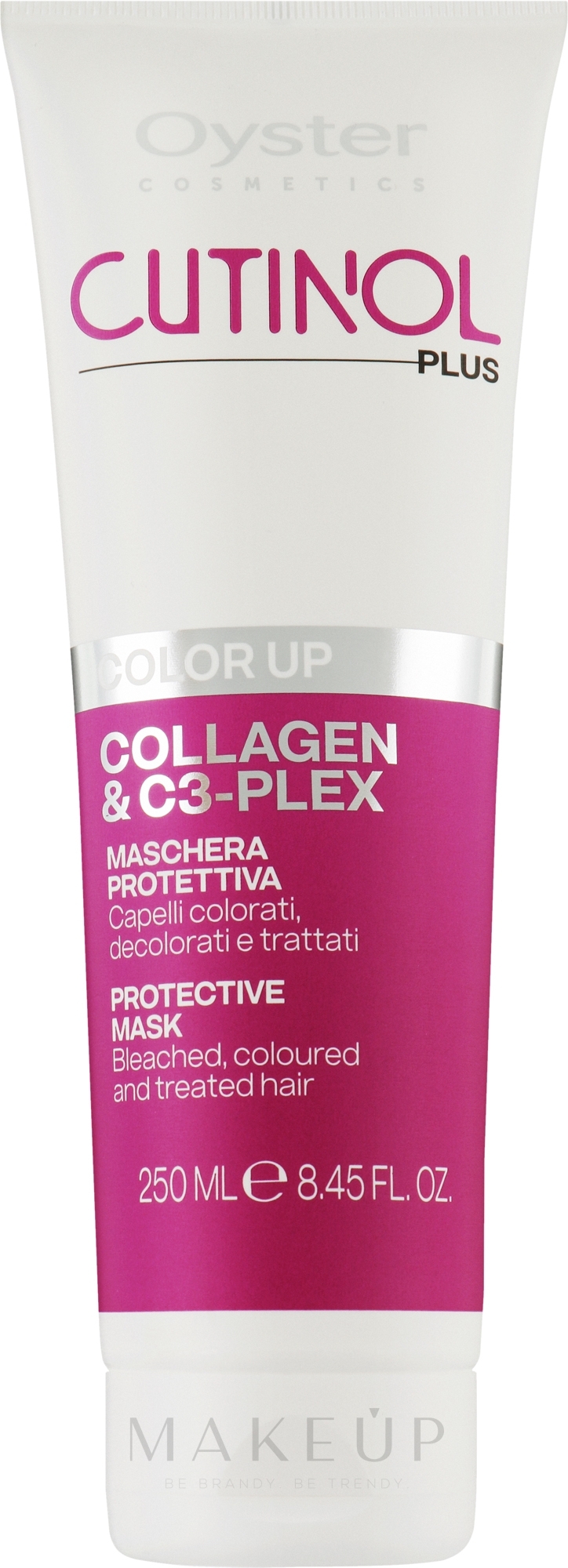 Maske für coloriertes Haar - Oyster Cutinol Plus Collagen & C3-Plex Color Up Protective Mask — Bild 250 ml