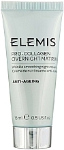Nachtcreme für das Gesicht Matrix - Elemis Pro-Collagen Overnight Matrix (Mini)  — Bild N1