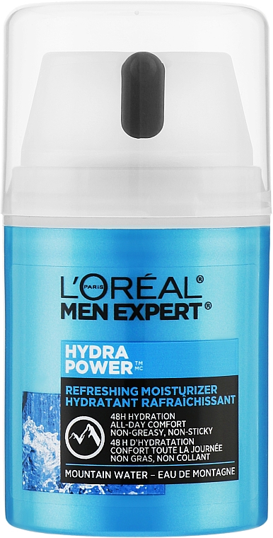 Gesichtsgel-Creme für Männer - L'Oreal Paris Men Expert Hydra Power Milk Creme