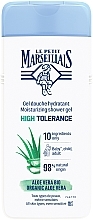 Düfte, Parfümerie und Kosmetik Duschgel mit Aloe Vera - Le Petit Marseillais High Tolerance Aloe Vera Bio Moisturizing Shower Gel