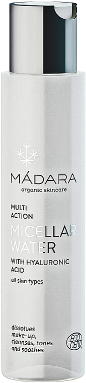 Mizellen-Reinigungswasser mit Hyaluronsäure für alle Hauttypen - Madara Cosmetics Micellar Water — Bild N1