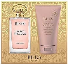 Bi-Es Golden Woman - Set (Eau de Parfum/90 ml + Duschgel/150 ml) — Bild N1