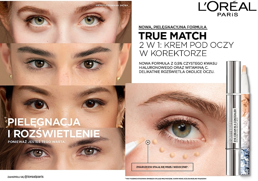 Augen-Concealer - L’Oreal Paris True Match Eye-Cream In A Concealer — Bild N5