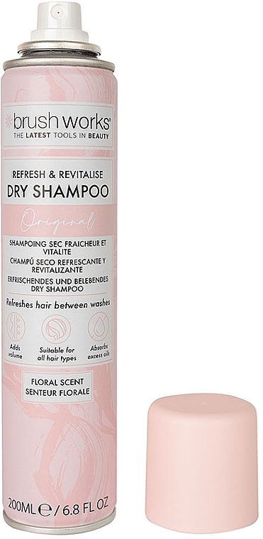 Trockenshampoo - Brushworks Refresh & Revitalise Floral Dry Shampoo — Bild N2