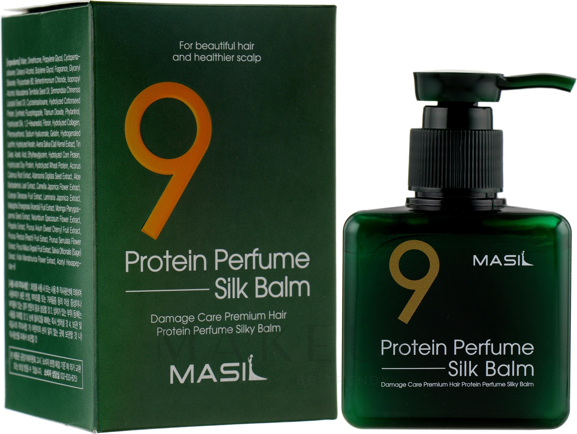 Proteinbalsam für geschädigtes Haar ohne Auswaschen - Masil 9 Protein Perfume Silk Balm — Bild 180 ml