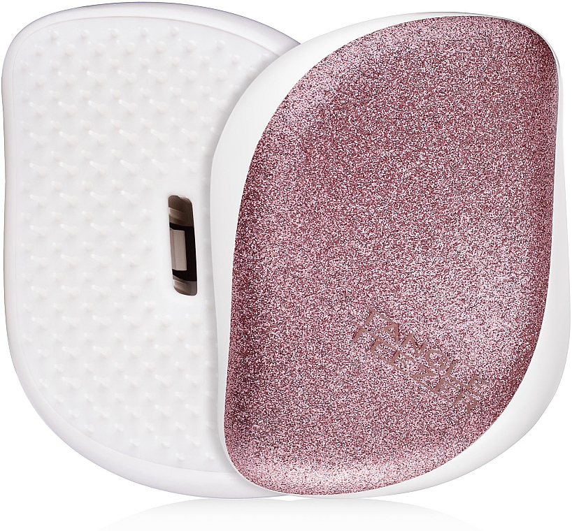 Kompakte Haarbürste - Tangle Teezer Compact Styler Glitter Rose