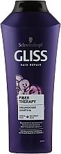 Rekonstruierendes Shampoo für chemisch behandeltes Haar - Gliss Fiber Therapy Bonding Shampoo — Bild N2