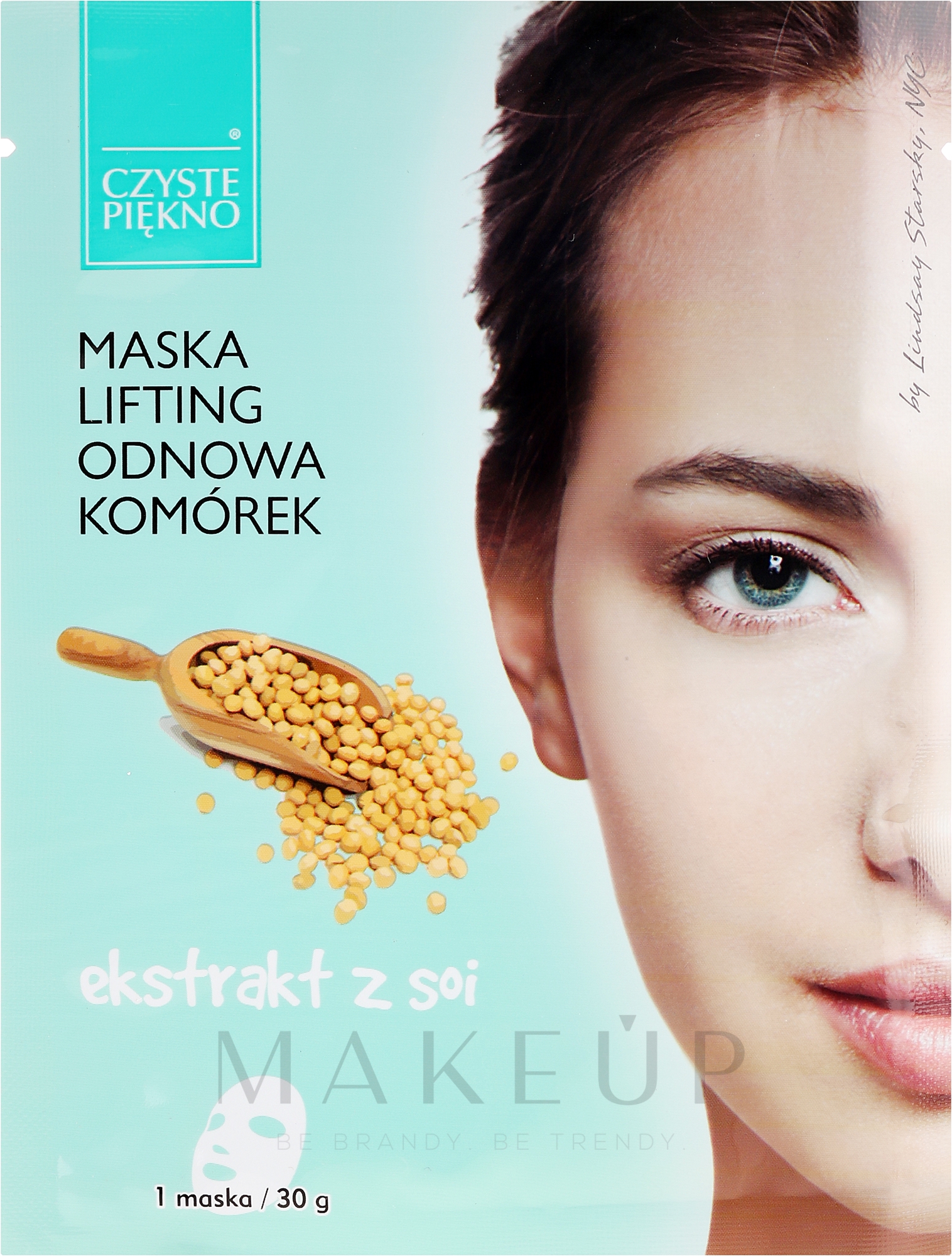 Gesichtsmaske mit Sojabohnenextrakt - Czyste Piekno Lifting Face Mask — Bild 30 g