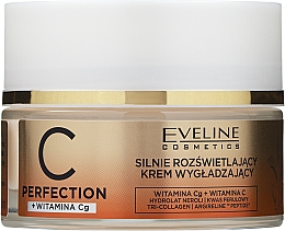 Aufhellende und glättende Gesichtscreme mit Vitamin C 30 + - Eveline Cosmetics C Perfection Brightening Smoothing Cream — Bild N1