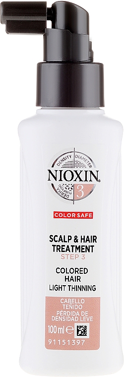 Pflegende Kopfhaut- und Haarbehandlung - Nioxin Color Safe System 3 Scalp Treatment — Bild N2