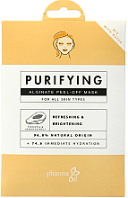 Düfte, Parfümerie und Kosmetik Aufhellende Alginatmaske für alle Hauttypen - Pharma Oil Purifying Alginate Mask