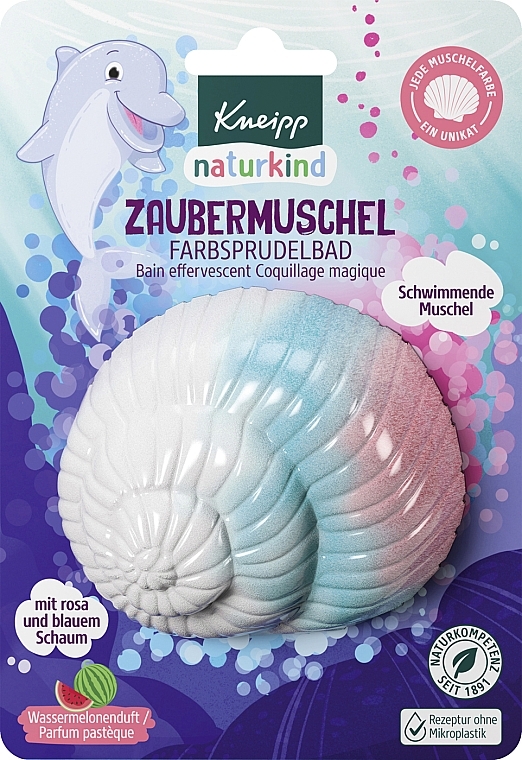 Muschelförmige Badekugel - Kneipp Kids Magic Shell Fizzy Bath — Bild N1