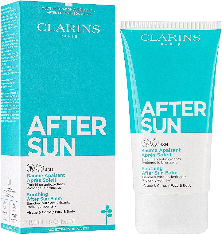 Beruhigende After Sun Lotion für Gesicht und Körper - Clarins Soothing After Sun Balm 48H — Bild N2