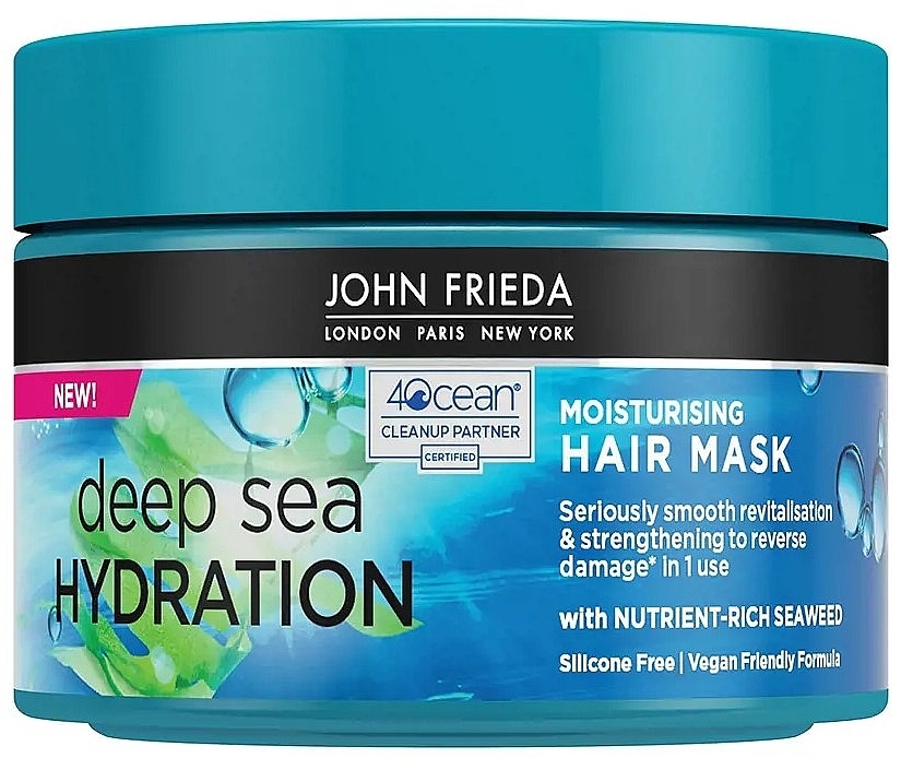Feuchtigkeitsspendende Haarmaske - John Frieda Deep Sea Hydration Mask — Bild N1