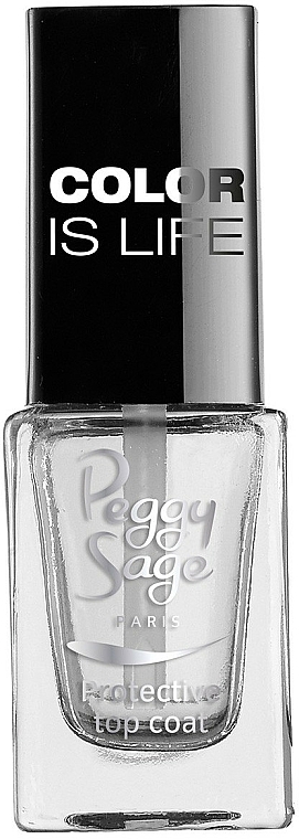 Decklack für Nägel - Peggy Sage Color Is Life Protective Top Coat Mini — Bild N1