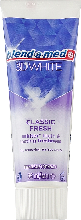 Aufhellende Zahnpasta 3D White - Blend-a-med 3D White Toothpaste