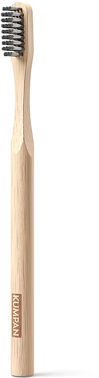 Zahnbürste aus Bambus mit Aktivkohle ASCH01 - Kumpan Bamboo Charcoal Toothbrush — Bild N1