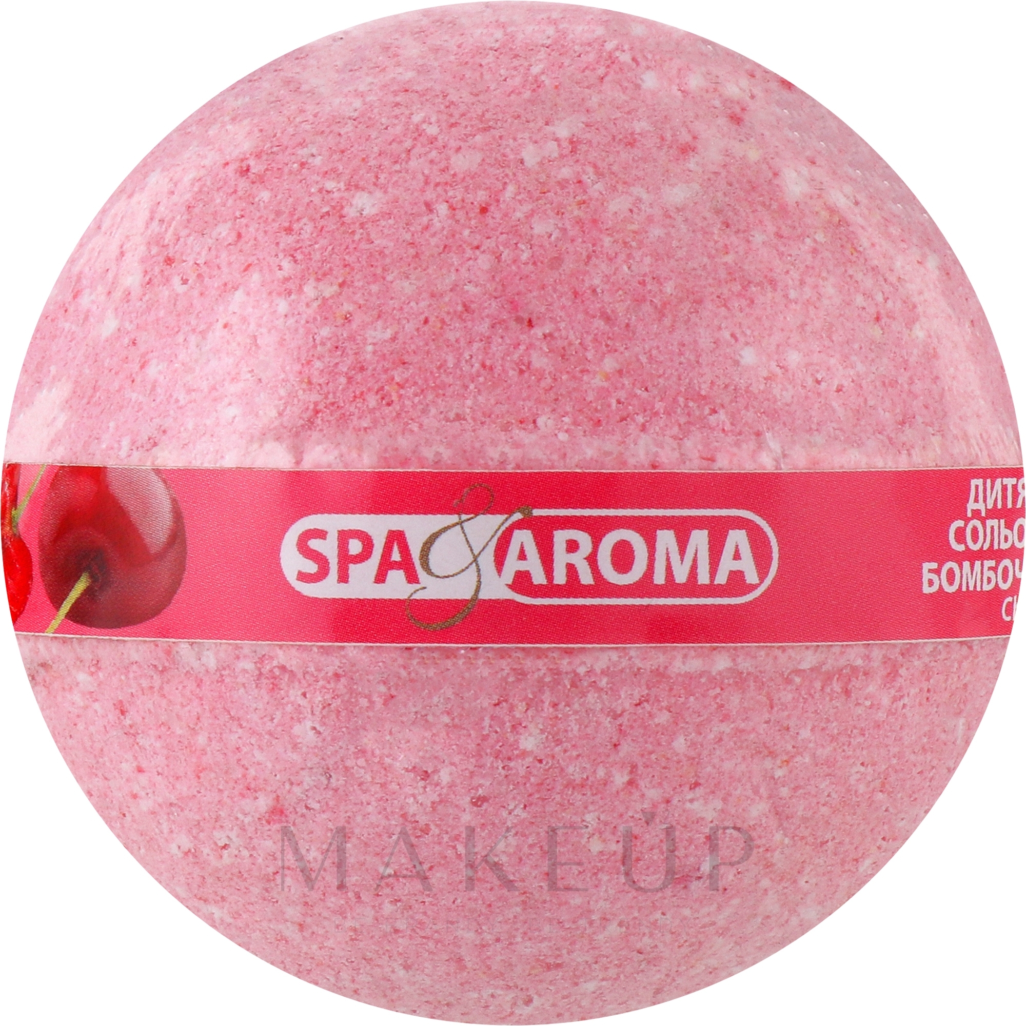 Badebombe Kirsche - Bioton Cosmetics Spa & Aroma Cherry Bath Bomb — Bild 75 g
