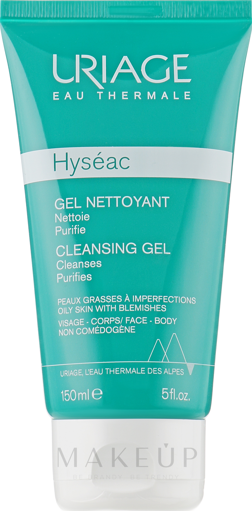 Hypoallergenes Gesichtsreinigungsgel für fettige und Mischhaut - Uriage Hyseac Cleansing Gel Combination to oily skin — Bild 150 ml