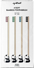 Bambuszahnbürsten weich 4 St. - My White Secret 4 Soft Bamboo Toothbrush — Bild N1