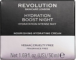 Nachtcreme mit Hyaluronsäure - Revolution Skincare Hydration Boost Night Cream — Bild N2