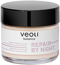 Regenerierende Nachtcreme mit Lipidschutz - Veoli Botanica Face Cream Lipid Protection Repair By Night — Bild N3