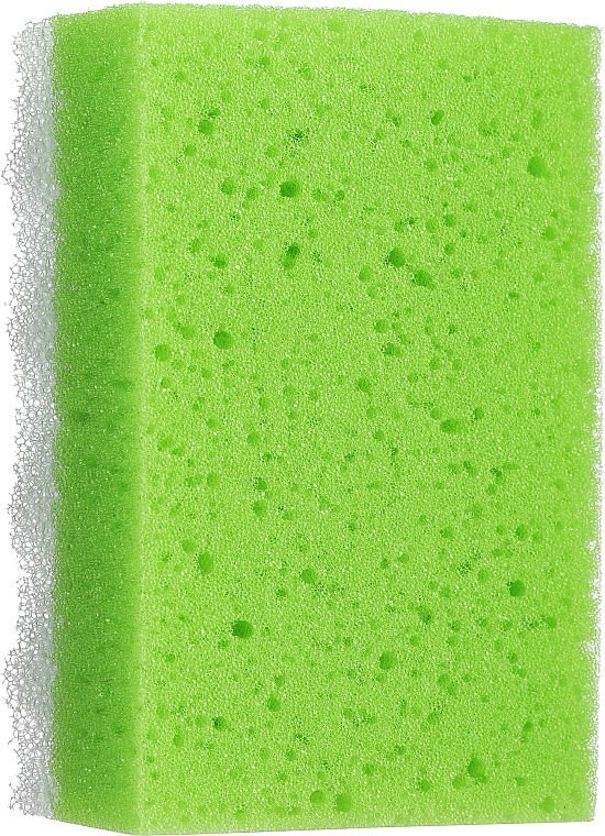 Badeschwamm Quadrat groß grün - LULA — Bild N1