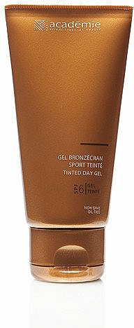 Leichtes und getöntes Tagesgel für Gesicht, Hals und Dekolleté SPF 6 - Academie Bronzecran Tinted Day Gel