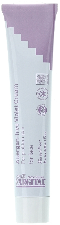 Allergenfreie Gesichtscreme mit Veilchen - Argital Allergen-free Violet cream for face — Bild N1