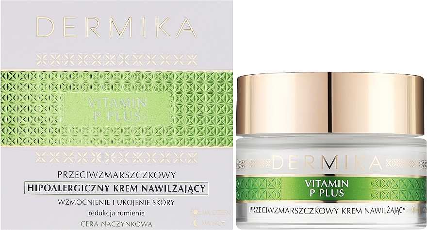 Hypoallergene Feuchtigkeitscreme für das Gesicht - Dermika Vitamin P Plus Face Cream — Bild N2