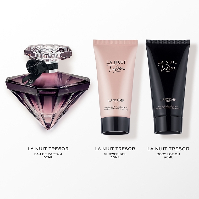 Lancome La Nuit Tresor - Duftset (Eau de Parfum 50ml + Körperlotion 50ml + Duschgel 50ml)  — Bild N2