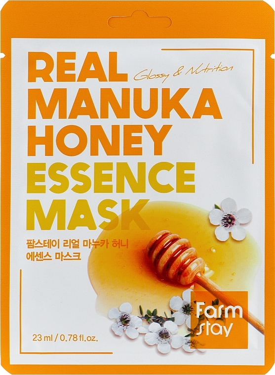 Pflegende Tuchmaske für das Gesicht mit Manuka-Honig - FarmStay Real Manuka Honey Essence Mask — Bild N2