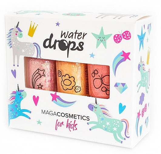 Nagellack-Set für Kinder Sandprinzessin - Maga Cosmetics For Kids Water Drops Sand Princess — Bild N1