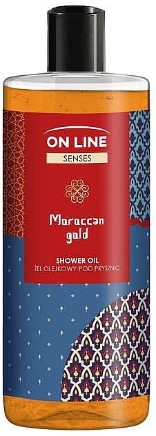 Duschöl - On Line Senses Morrocan Gold Shower Oil — Bild N1