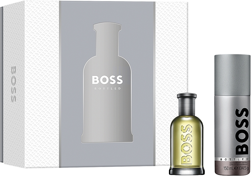 Duftset (Eau 50ml + Deospray 150ml) - Hugo Boss Boss Bottled  — Bild N2